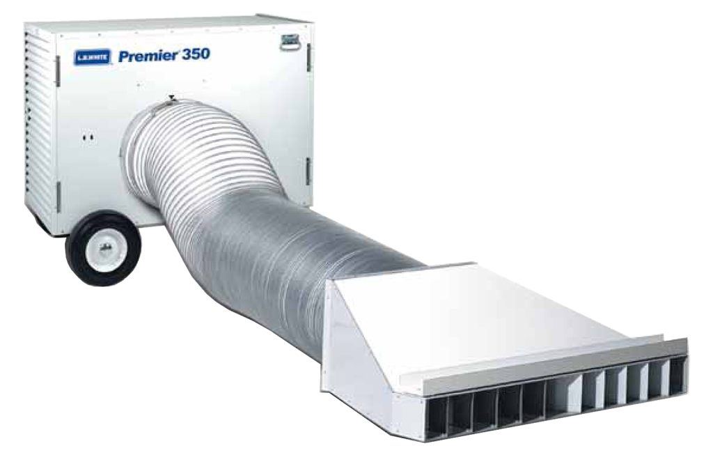 Premier Ducting for heating an event tent