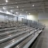 Three 45' towable stadium style bleachers seating for 819 people