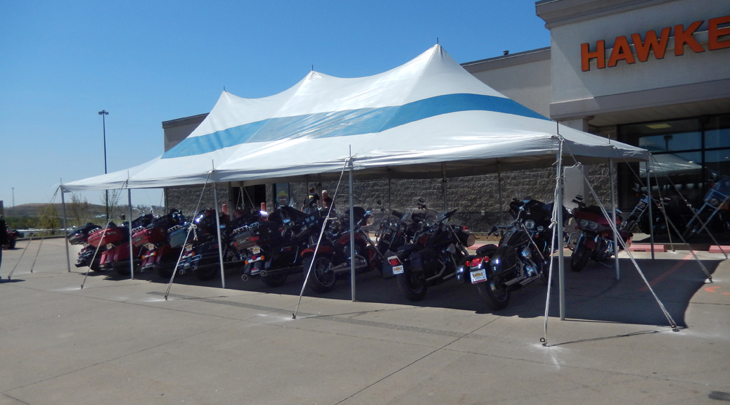 Tent event at McGrath Hawkeye Harley-Davidson