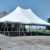 Family tent event 30' x 40' rope and pole tent in Williamsburg Iowa