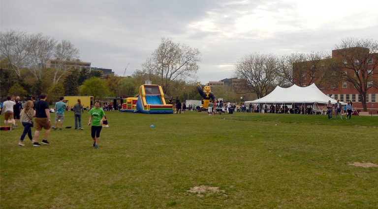 Recreational games for students at the University of Iowa:  Associated Residence Halls (ARH) Event