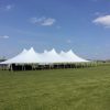60' x 120' "twin pole" rope and pole tent