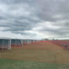 Total of twenty-two 20' x 30' rope and pole tents in a row!