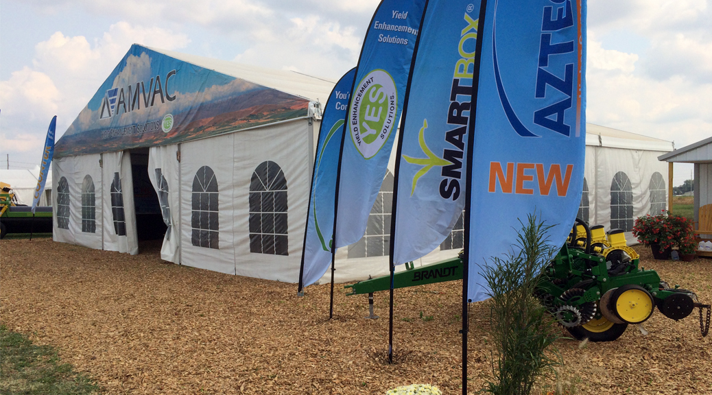 Event tent rental at 2015 Farm Progress Show