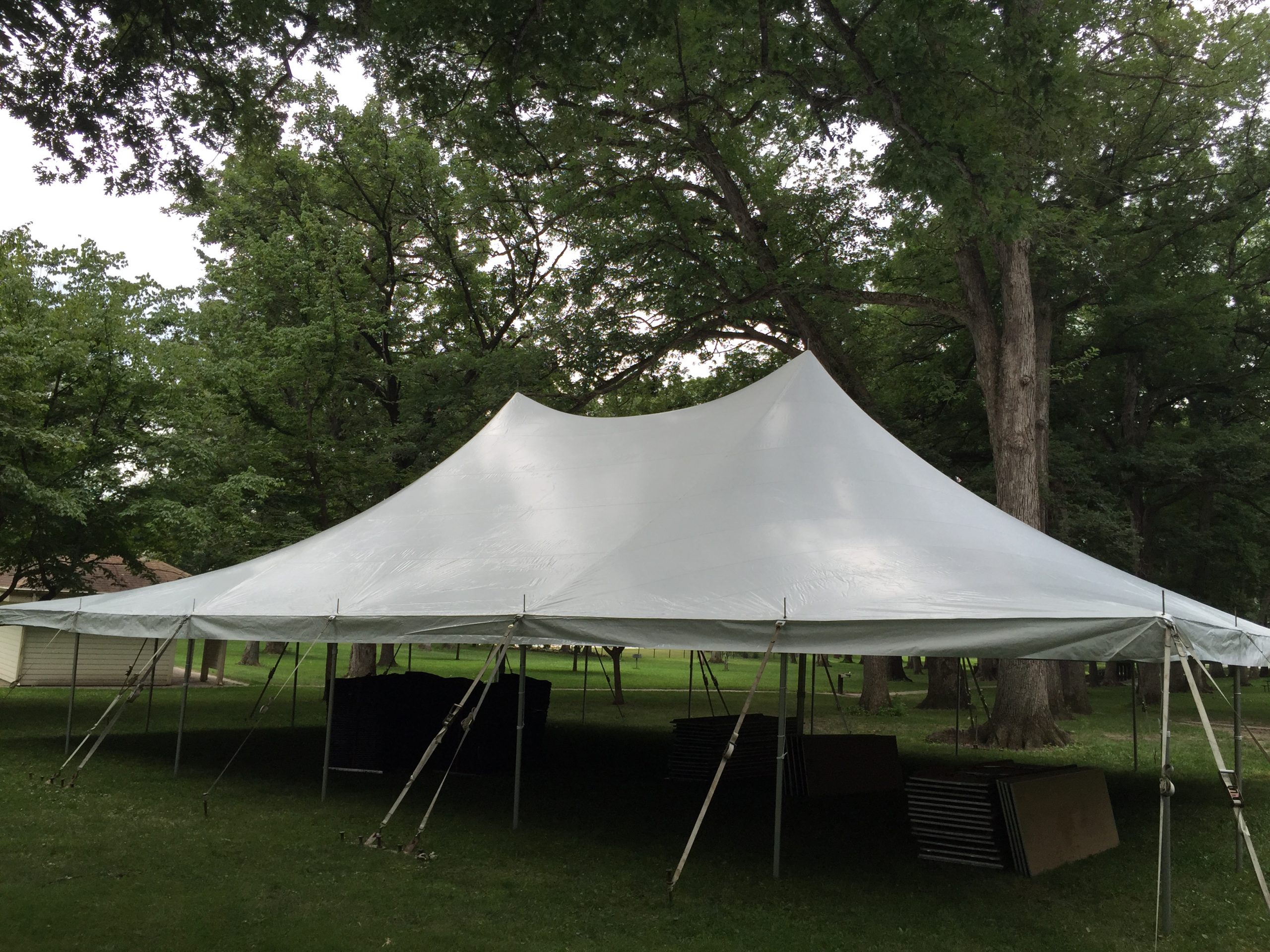 Tent for United National Foods company event