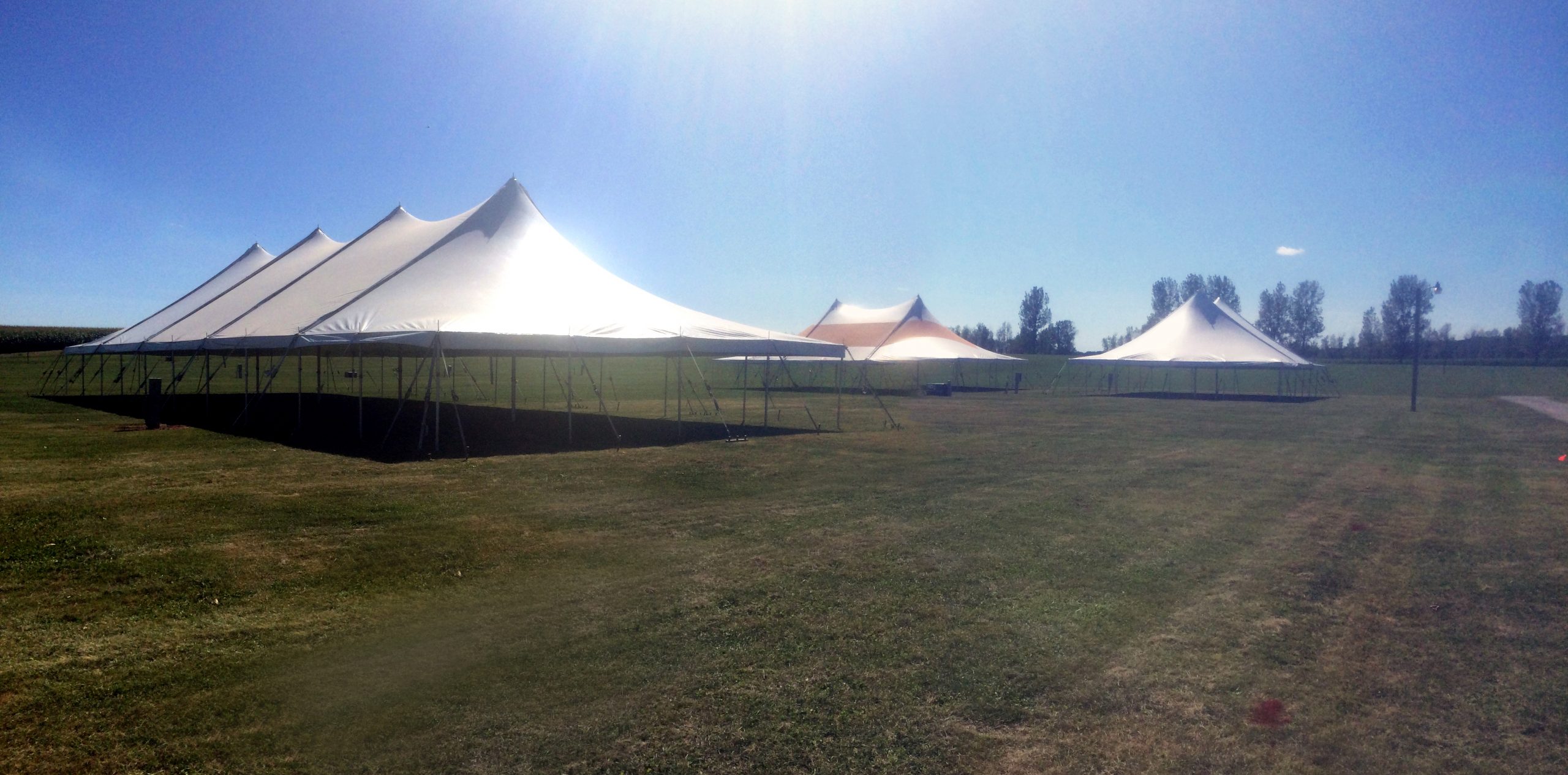 Tents for Cedar Rapids Kennel Association in the Amana Colonies in Iowa