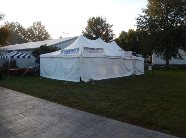 20' x 40' rope and pole for consessions tent in Kalona, Iowa 20' x 40' rope and pole for consessions tent in Kalona, Iowa