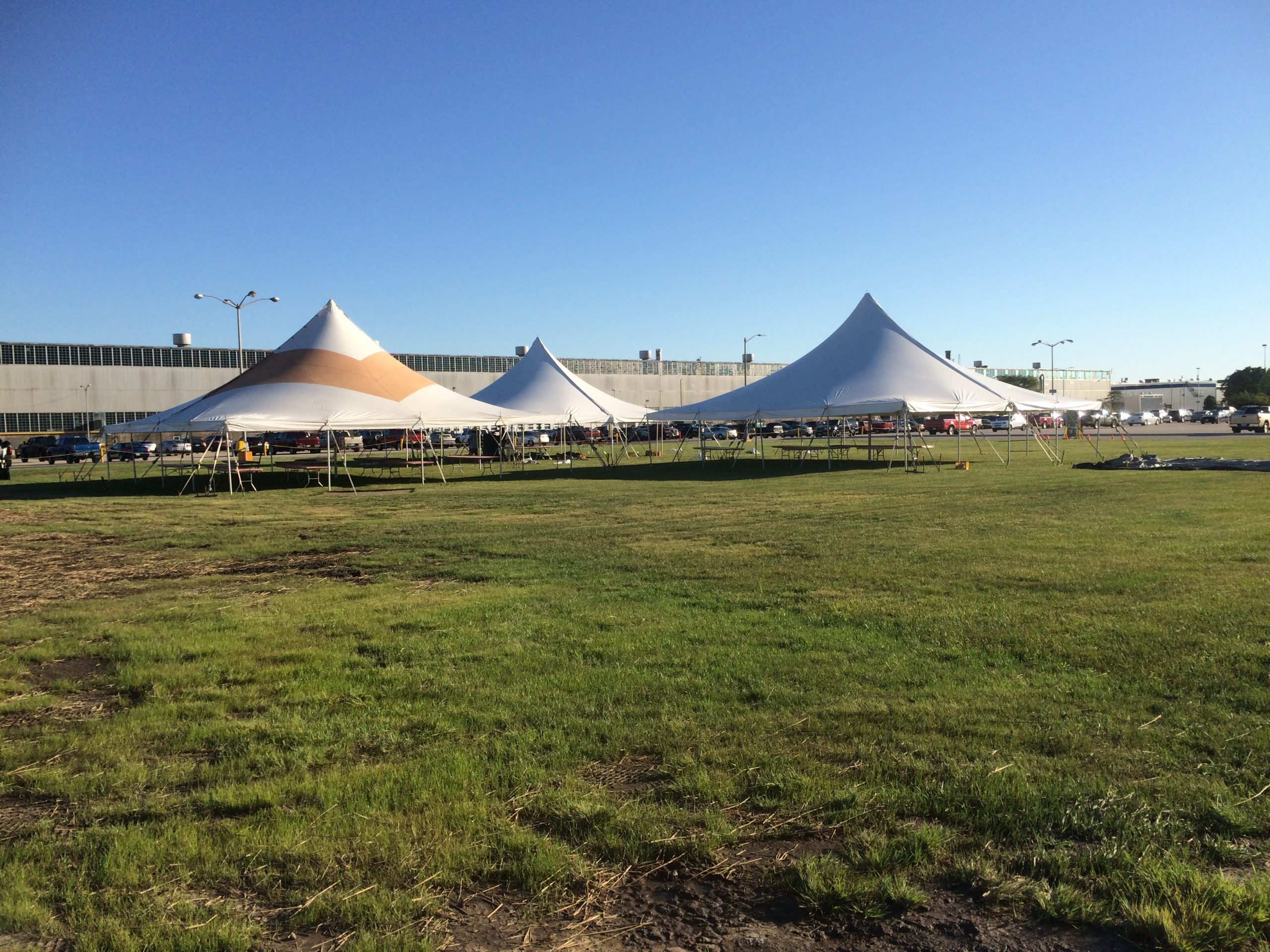 Multi-tent event in Bettendorf, Iowa at Alcoa