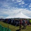 40' x 60' Rope and Pole tent at the 2016 Quad Cities Air Show