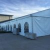 60' x 131' clearspan Losberger tent with French side walls at brownells in Grinnell, Iowa 02