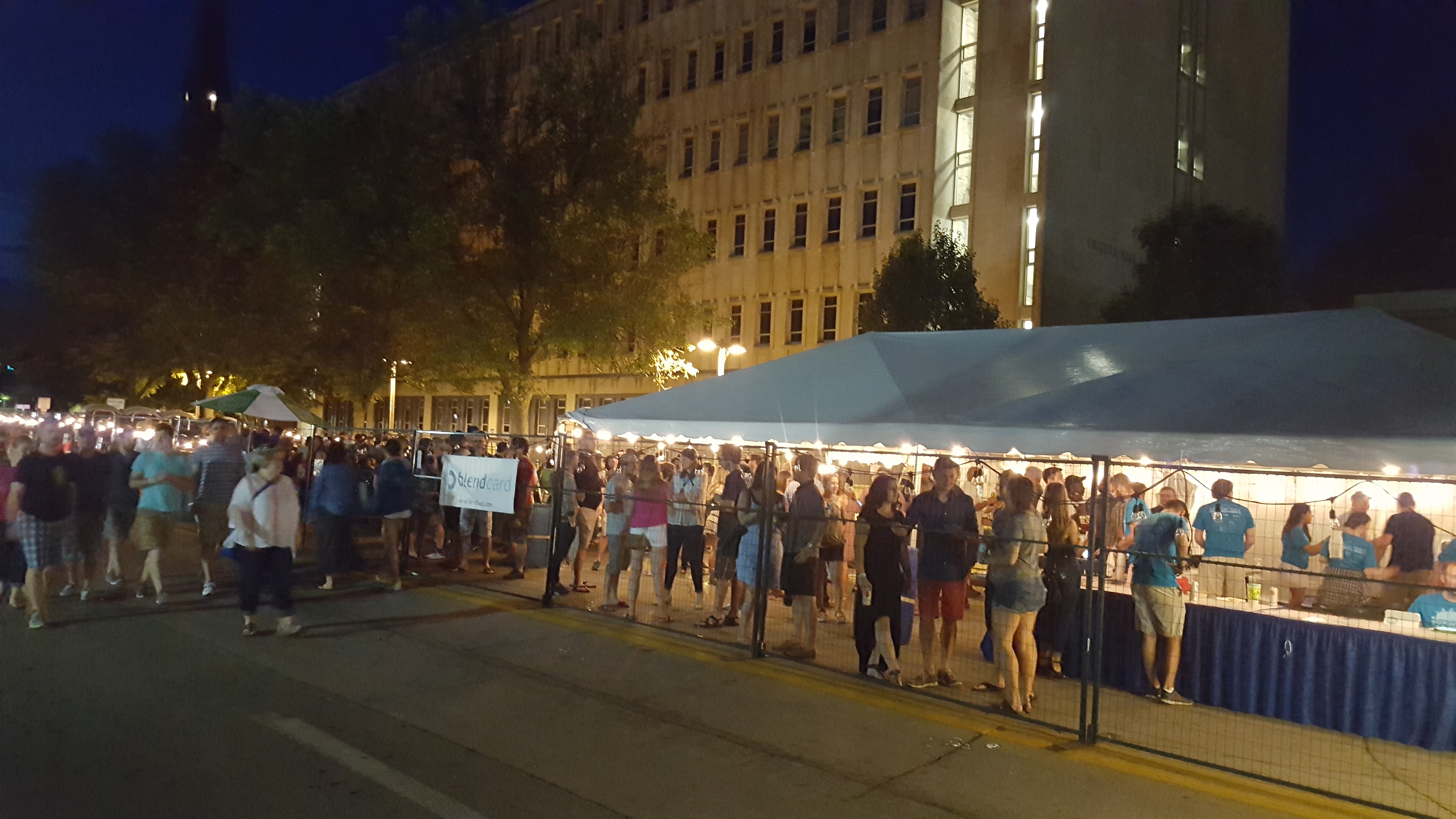 Beer Tent at the Iowa City Jazz Festival 2016