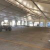 Under the 60' x 131' Clearspan tent for the grand opening event of Brownells location in Grinnell, Iowa