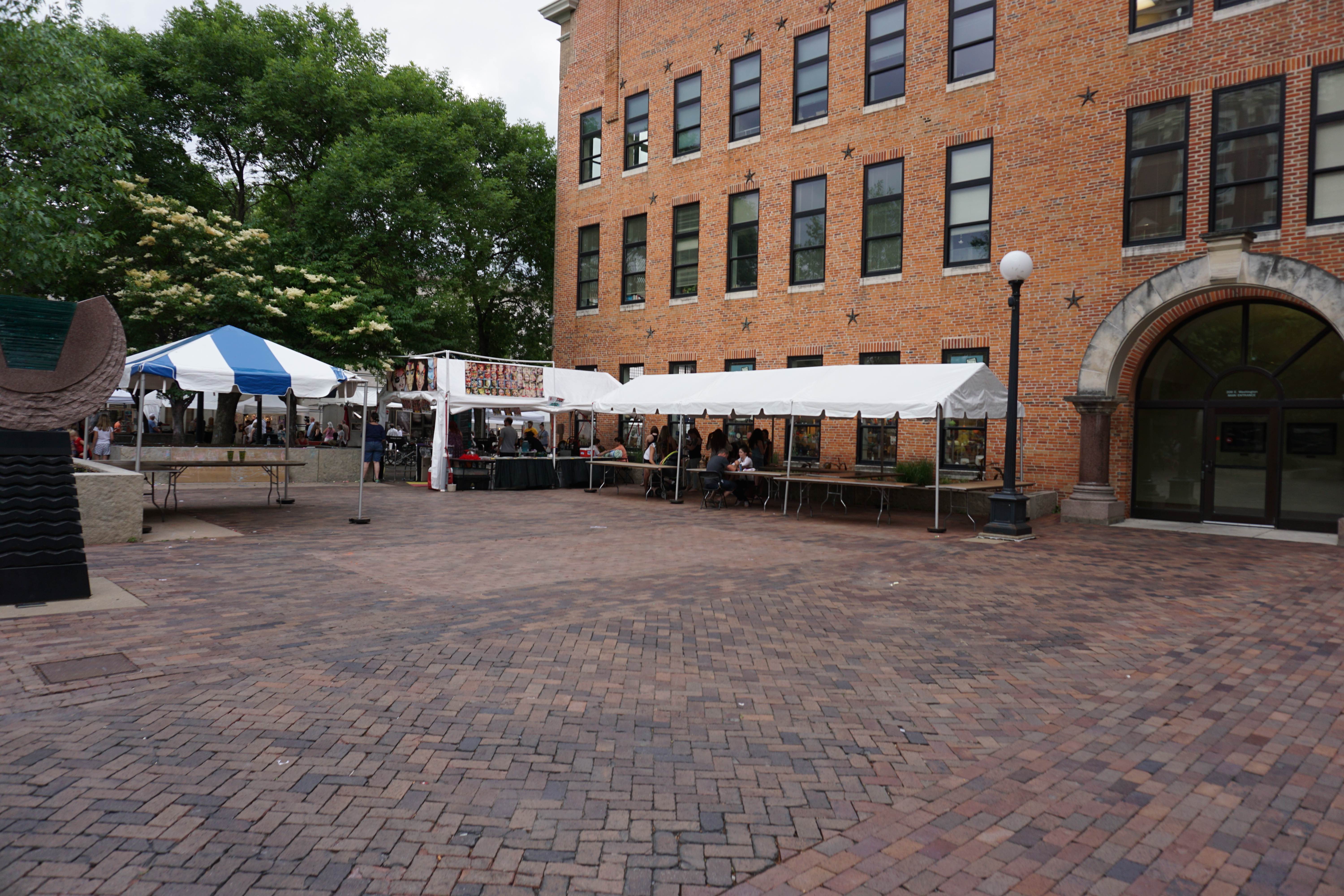 Pictures from the 2016 Iowa Arts Festival - Tents on the Ped Mall