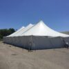 40' x 80' rope and pole tent for Store for Homes Furniture tent sale in Newton, Iowa