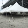 40' x 120' rope and pole tent at Knoxville Raceway (Marion County Fairgrounds) in Iowa