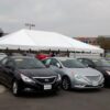 20' x 30' frame tent for the grand re-opening at Coralville Used Car Superstore