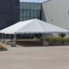 30' x 75' frame tent with 2' x 2' x 2' bunker blocks at Brownells in Grinnell, Iowa