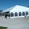 40' x 100' hybrid tent setup at On with Life for a fundraiser in Ankeny, IA
