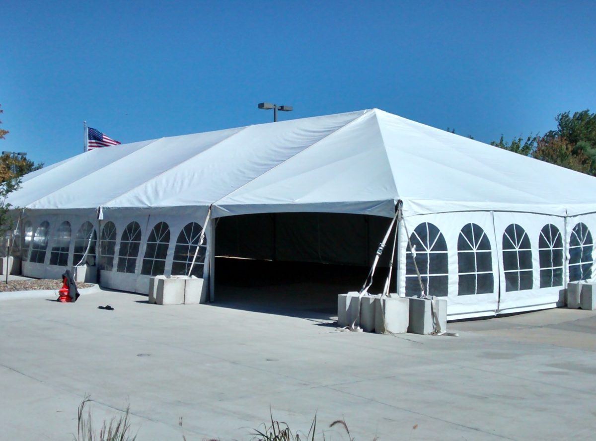 Rent 40' x 100' Hybrid Event Tent | Temporary Structure | 4,000 ft²