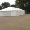 One of two 20' x 60' frame tent with sidewalls at this event