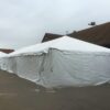 Two of two 20' x 60' frame tent with sidewalls at this event