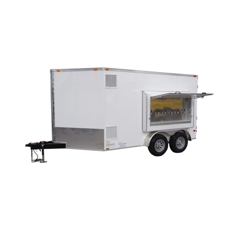 Refrigerated Draft Beer Trailer | 6 Taps | Holds 30 Kegs