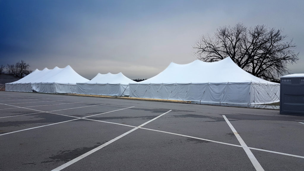 Event Tents at the Coralville Lake Reservoir