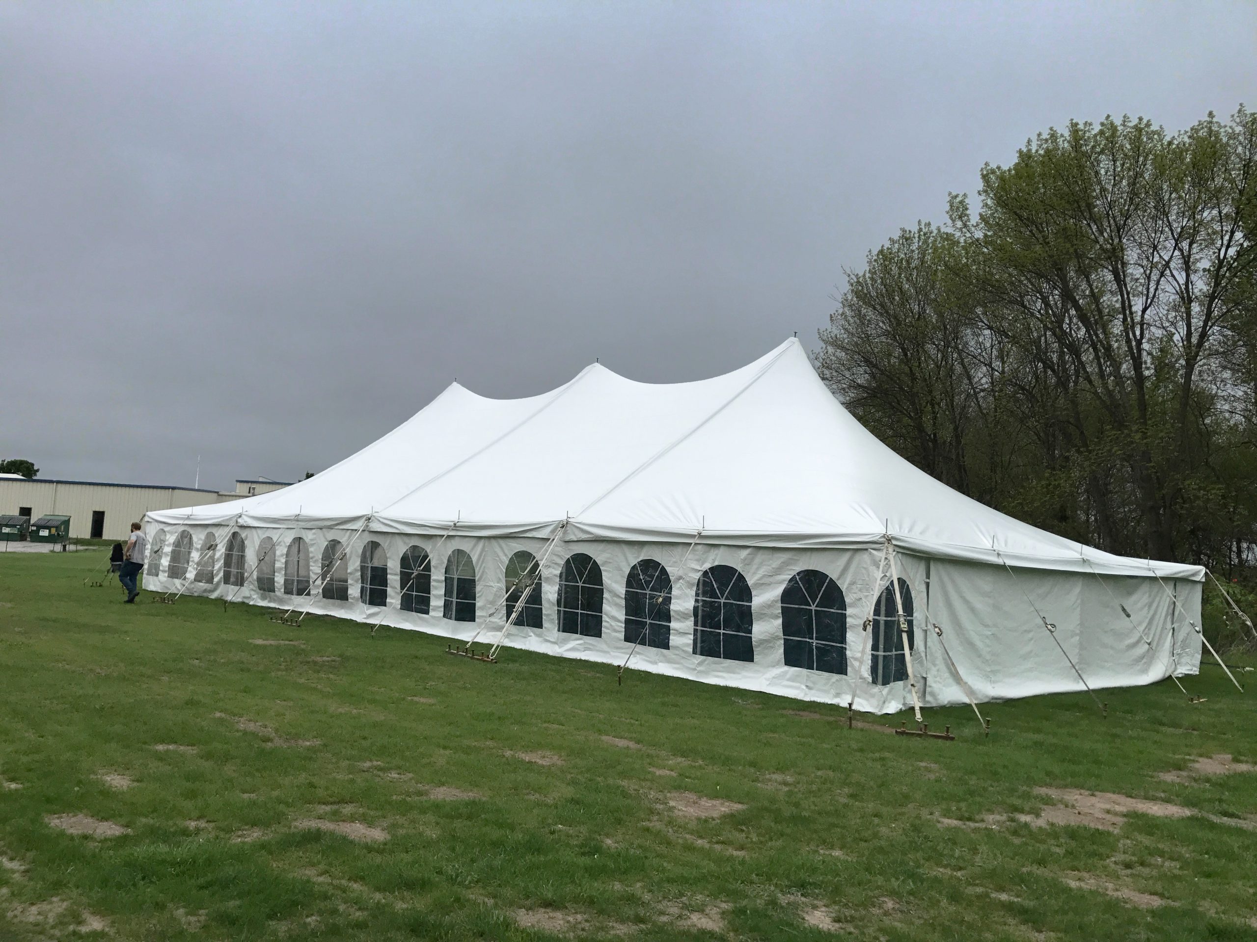40' x 80' rope and pole tent 2707 Dubuque St Ne, North Liberty,Iowa Grace Community Church 4-26-2017