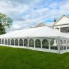40' x 80' Hybrid event tent at Outing Club on Brady Street in Davenport, Iowa