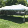 20' x 40' frame tent at Grinnell College in Iowa