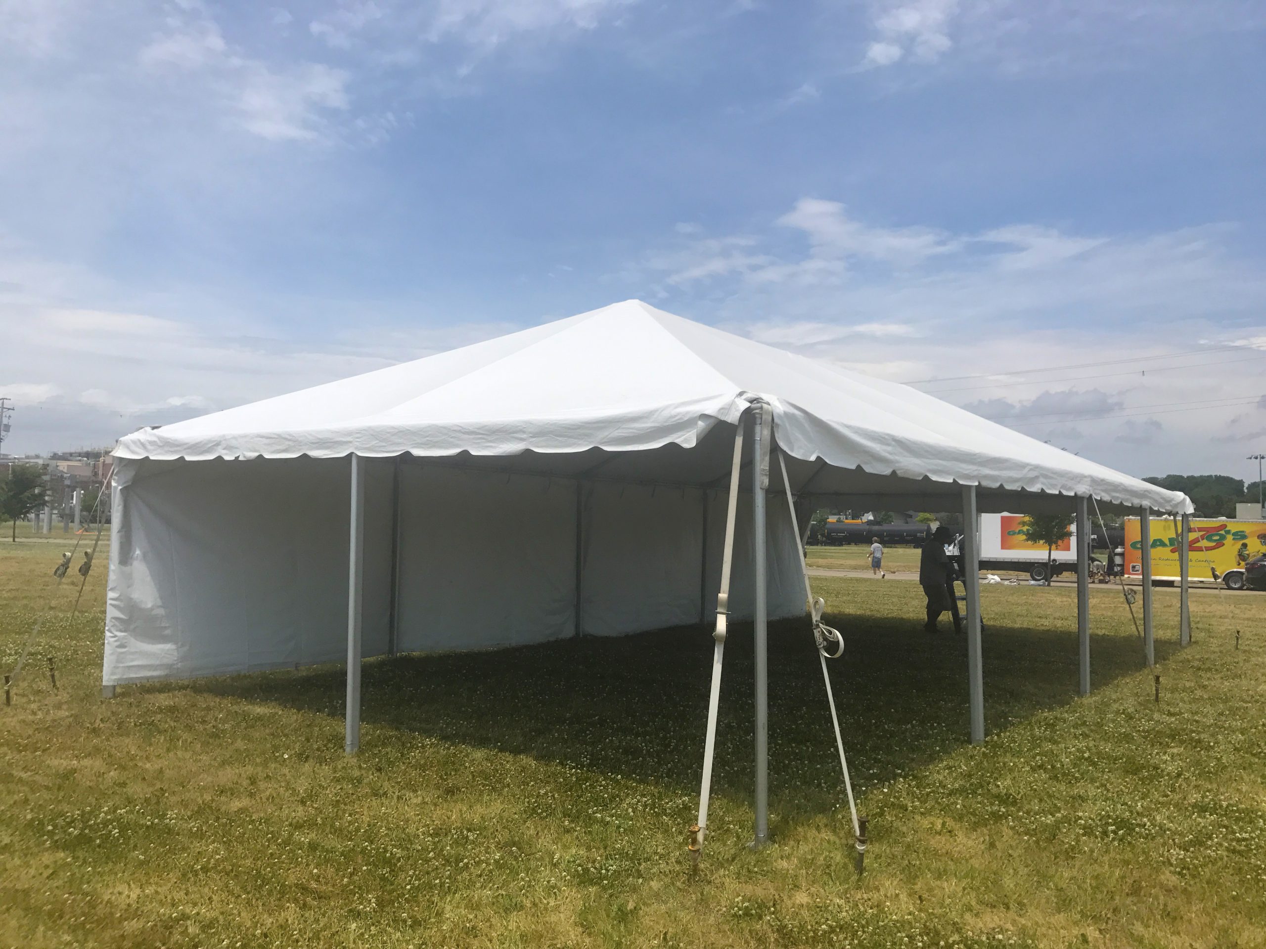 20' x 40' frame tent for The Muddy Fest in Davenport, Iowa