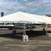 20' x 60' frame tent with blocks rented for a tent sale