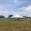 30' x 40' rope and pole tent for The Muddy Fest Motorcycle and Music event in Davenport, Iowa