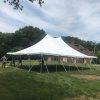 30' x 40' rope and pole tent for an outdoor Wedding in Iowa