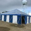 Large Fireworks stand for Bellino Fireworks 60' x 60' rope and pole tent in Cedar Rapids, Iowa