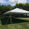 Tent at Grinnell College 20' x 40' frame
