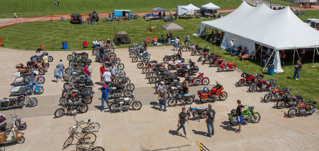 Vintage Rally at the National Motorcycle Museum in Anamosa