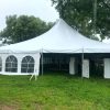 40' x 80' Rope and Pole wedding tent in Carroll, Iowa