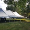 40' x 80' rope and pole tent in Muscatine, IA