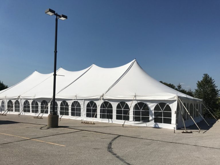 40′ x 100′ Wedding Tent at HighPoint City Church in Iowa City, IA