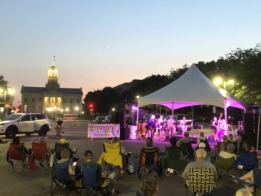 Music Event by Toyota in Iowa City Downtown District by Joe's Place over looking Old Capitol Museum