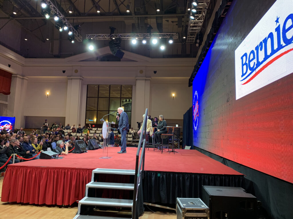 Bernie Sanders at Teamsters Presidential Forum in December 7, 2019