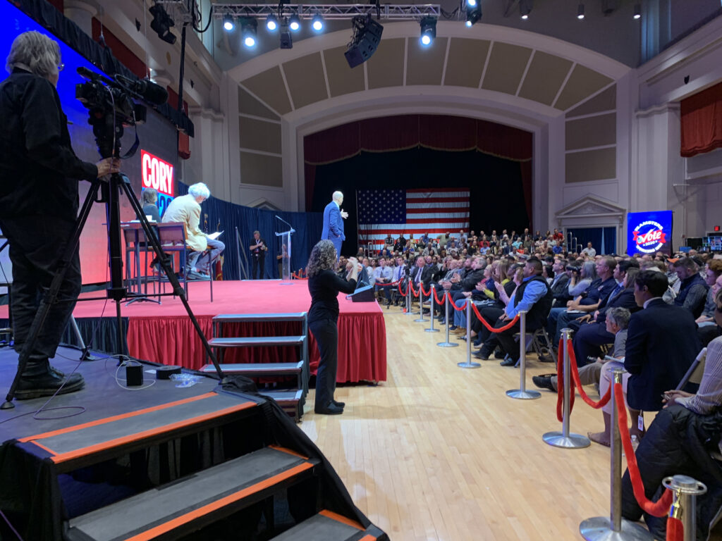 Cory Booker at Teamsters Presidential Forum in December 7, 2019