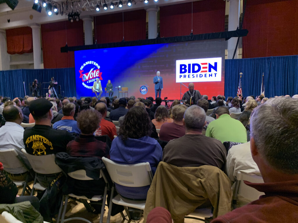Crowd at Political Event for Teamsters Presidential Forum in December 7, 2019