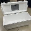 Igloo cooler with lid open