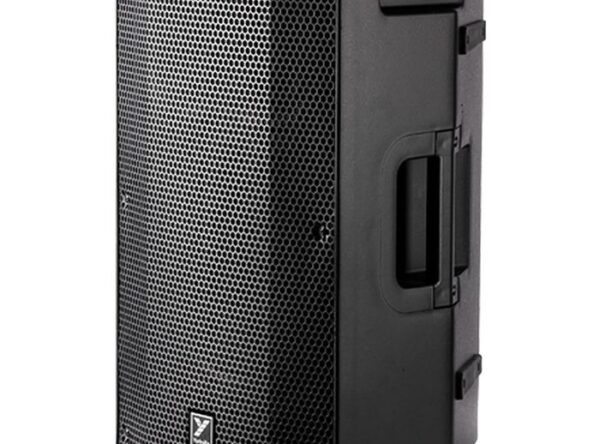 Side of 1000W Powered Portable PA Speaker with Bluetooth made by Yorkville model YXL10p
