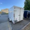 6' x 10' Cargo Trailer Rental in Iowa City, IA VIN-0713 back doors