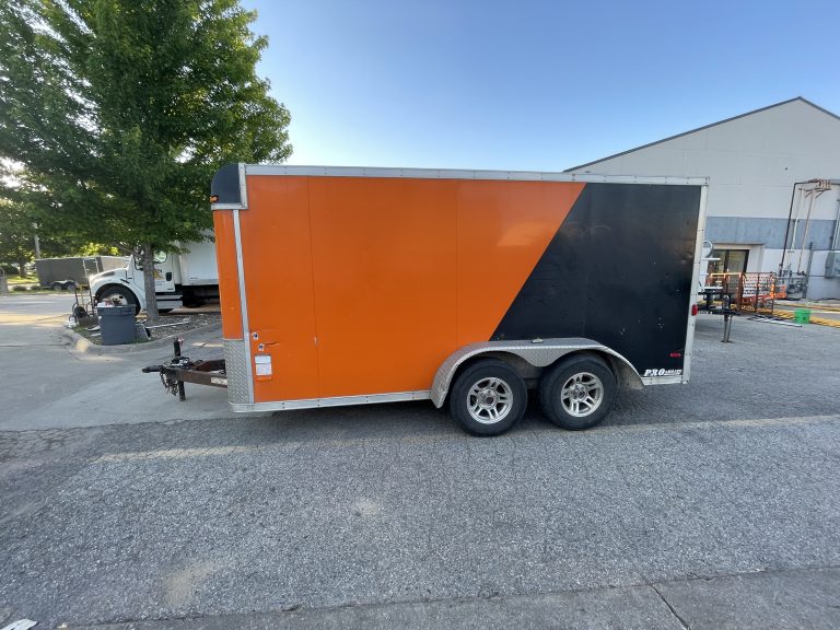7' x 14' Cargo Trailer Rental in Iowa City, IA VIN-0809