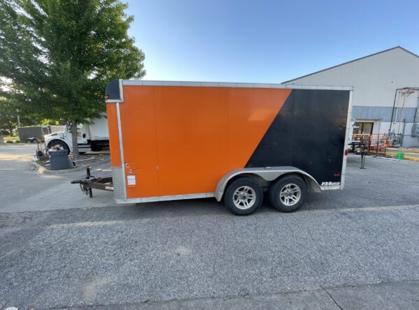 7' x 14' Cargo Trailer Rental in Iowa City, IA VIN-0809