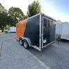 7' x 14' Cargo Trailer Rental in Iowa City, IA VIN-0809 side and back fold down door
